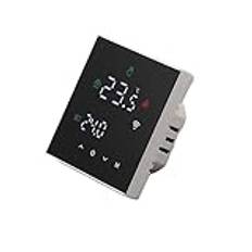 Smart termostat, Tuya Smart Home Termoregulator， Varmt golvtermostat for elektrisk uppvärmning Temperaturregulator Gaspanna, för hemmet(TGW60B-WIFI-EP)