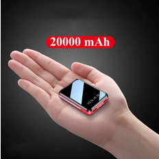 Kraftfull & Kompakt: Smart Powerbank 20000mAh med Ficklampa