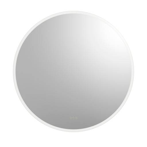 Loevschall Johannesburg RGB spejl med lys, dæmpbar, touch, Ø80 cm