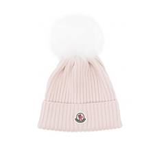 MONCLER ENFANT KIDS BOBBLE HAT Size: S, colour: PINK