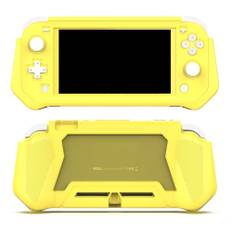 360° Plastik Cover til Nintendo Switch Lite m. Skærmbeskyttelse - Gul