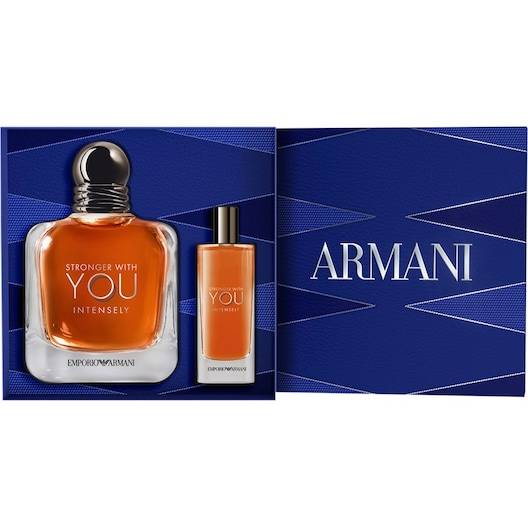 Armani Herrdofter Emporio-Armani-YouStronger With You IntenselyStronger With You Intensely Set Eau de Parfum Spray 100 ml + Travel Spray 15 ml 1 Stk. (1.418,00 kr / 1 Stycke)