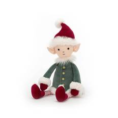 Jellycat - Julebamse - Leffy Alf - 34 cm