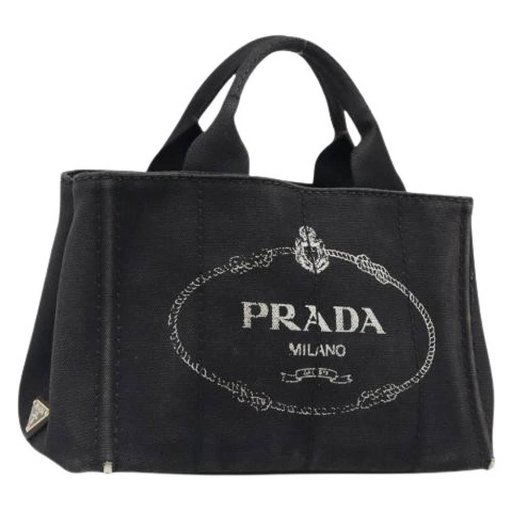 Prada Vintage Pre-owned Vintage Tote Bag - Vintage - Dame - Sort - ONE SIZE - Uld
