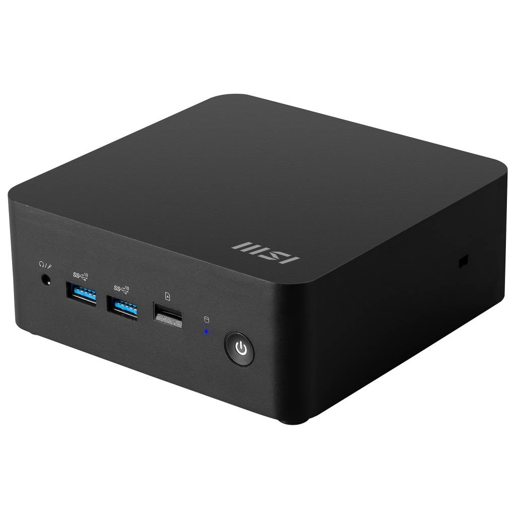 MSI Cubi NUC 1MG-003EU Intel Core 3 100U 8 GB DDR5-SDRAM 512 GB SSD Windows 11 Pro Mini PC Sort