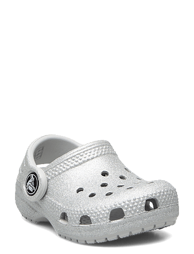 Crocs Classic Glitter Clog T - Clogs - SILVER GLITTER / silver