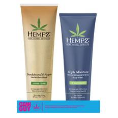 HEMPZ Clean Guy – Triple Moisture Wash + Sandalwood & Apple Scrub