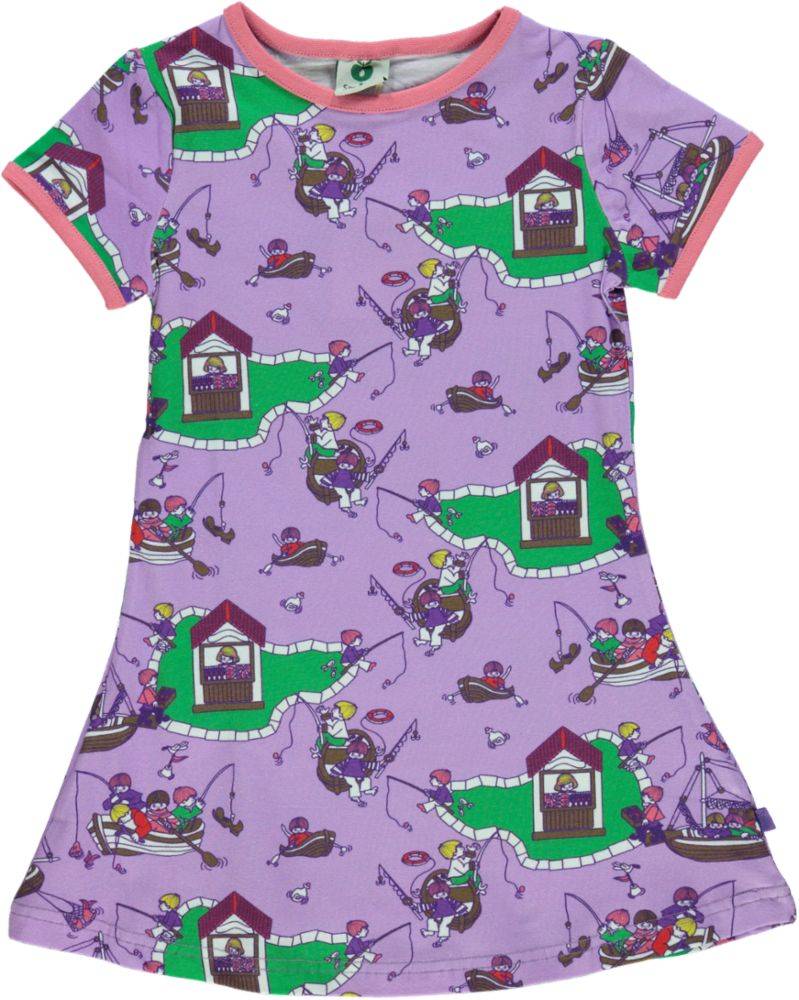Kjole med Både - Purple / 3-4