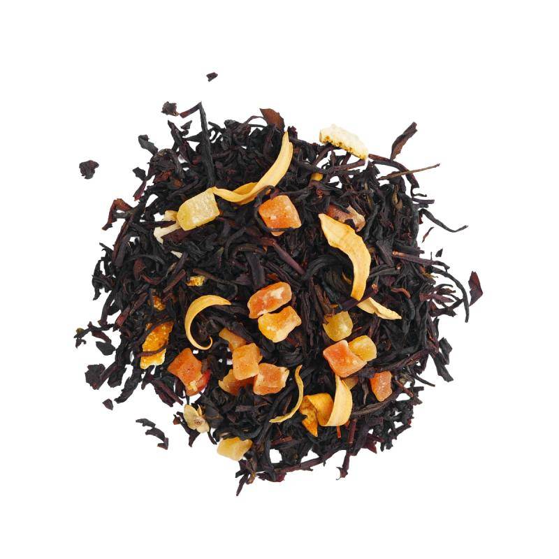 Swedish Candy svart te med tropiska frukter (250g)