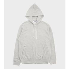 U Backside Heart Hoodie Grey/Red - XL