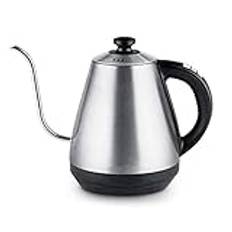 1L vattenkokare Elektrisk vattenkokare Justerbar temperaturisolering rostfritt stål droppkaffebryggare Te Tekanna vision