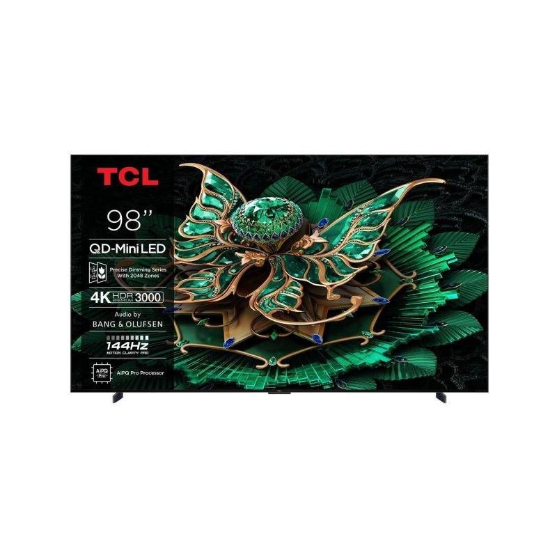 TCL 98" QD-Mini LED 4K Google TV C7K 98" QD-Mini LED 4K Google TV C7K ➞ Trustpilot topscorer på TCL service!