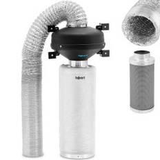 Ventilationssats, fläkt, kolfilter, 50 cm, ventilationsrör dia. 102mm 10m