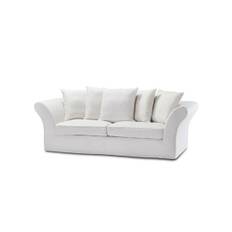 Hampton soffa off-white 3-sits - Offwhite (A. 228 / B. 94 / C. 90 / D. 55 / E. 46 / F. 72 cm)