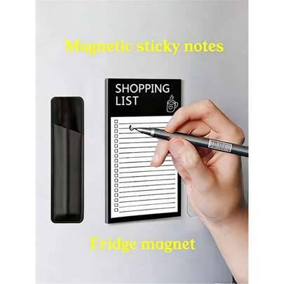 1/2 magnetisk kylskåpskalender och planerare med magnetisk pennhållare, lämplig för hem, skola och kontor, magnetisk kylskåpsplanerare - Multifärgad (Multi-size)