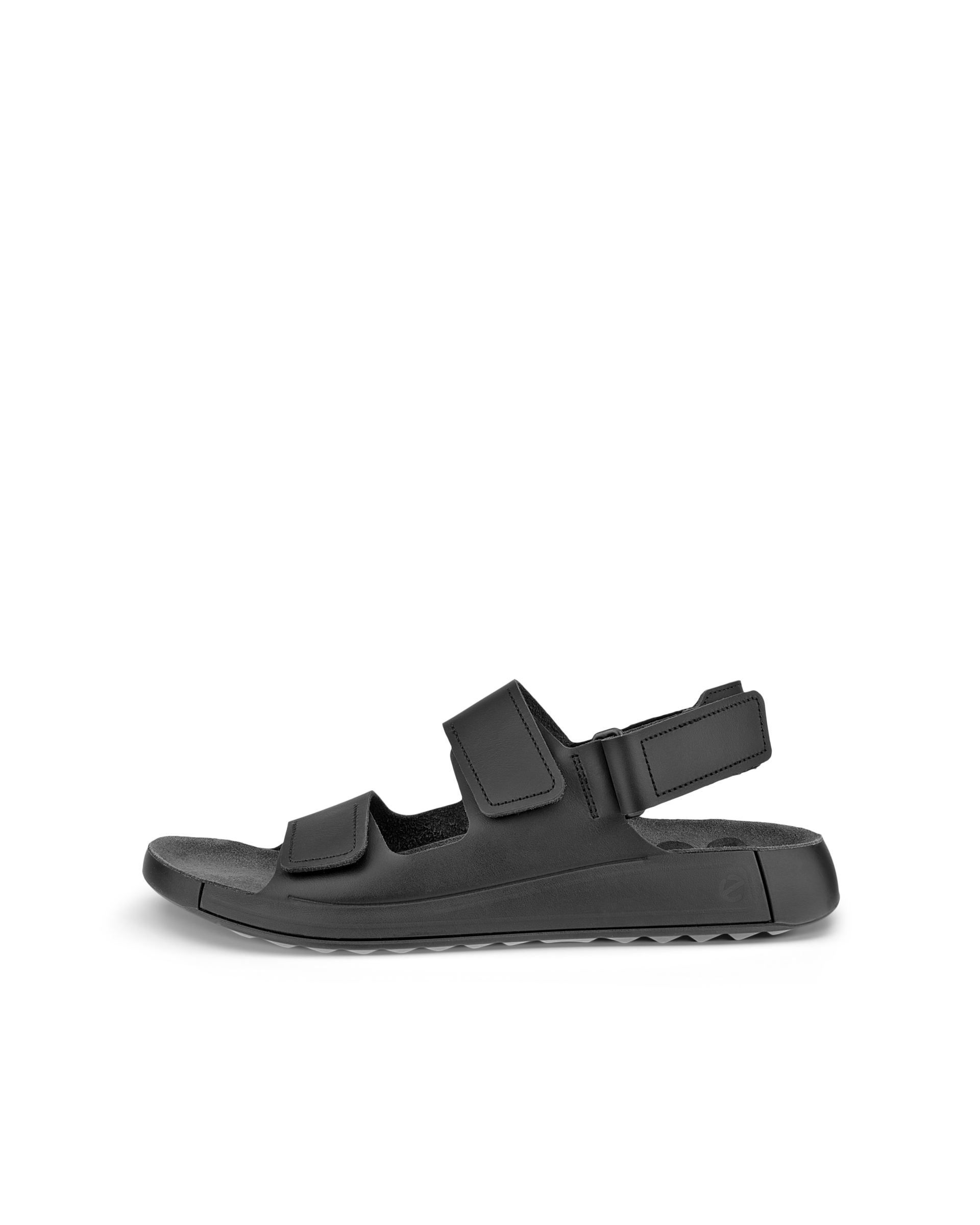 ECCO COZMO - Sandaler i læder med to remme til herrer - Sort - 39
