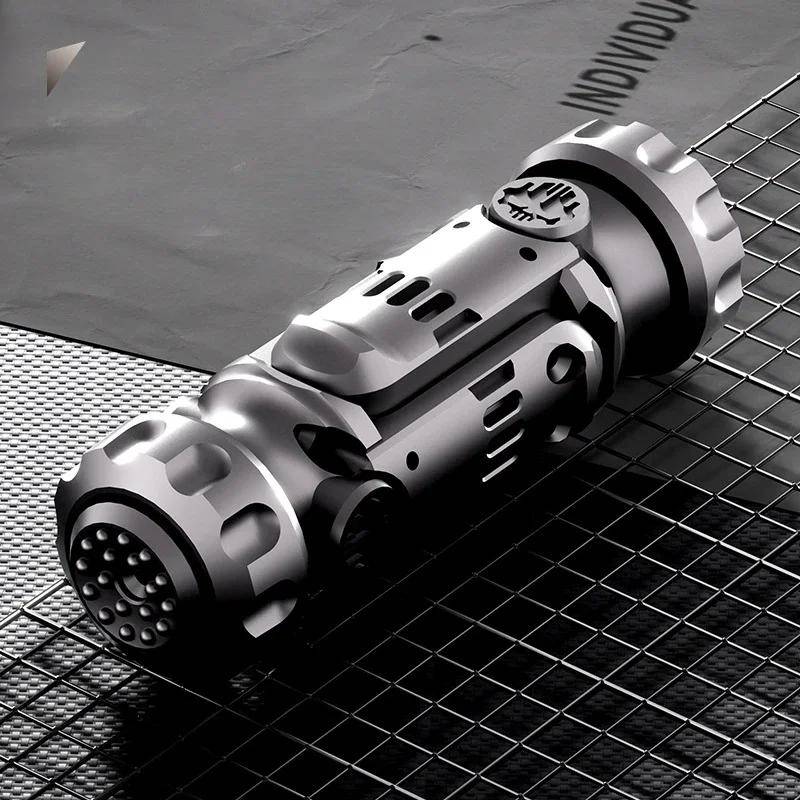 Stun Granat Fidget Spinner Miniatyrpistol Leksakspistol med Utkastbara Hylsor Stresslindring Fingerleksaker för Vuxna Barn Bästa Gåvor
