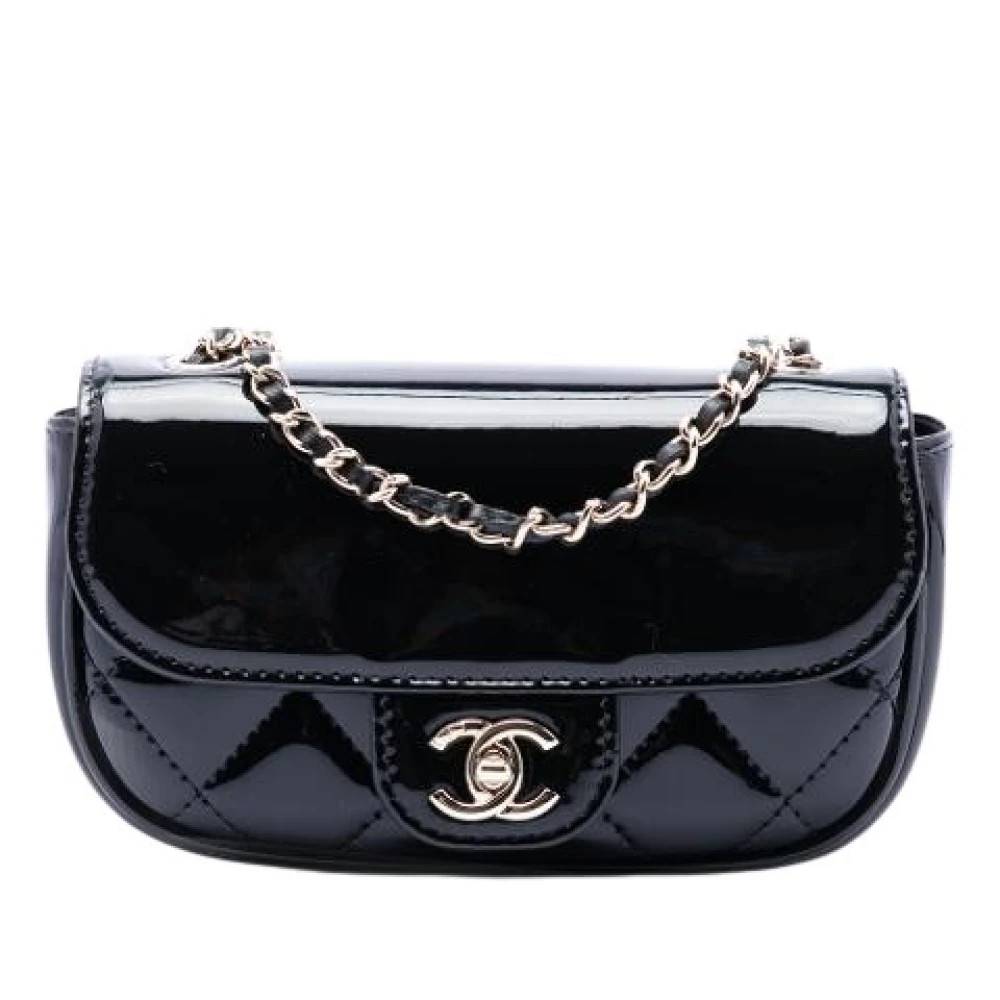 Chanel Vintage - Pre-owned Lack Mini Crossbody Väska Vintage - Dam - ONE Size - Läder
