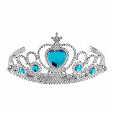Tiara Silver med blå stenar
