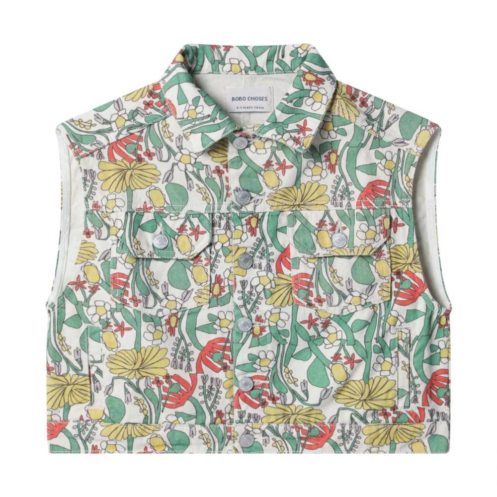 Bobo Choses Color Herbalist All Over Vest - Kids - unisex - Flerfarvet - 116 CM - Bomuld