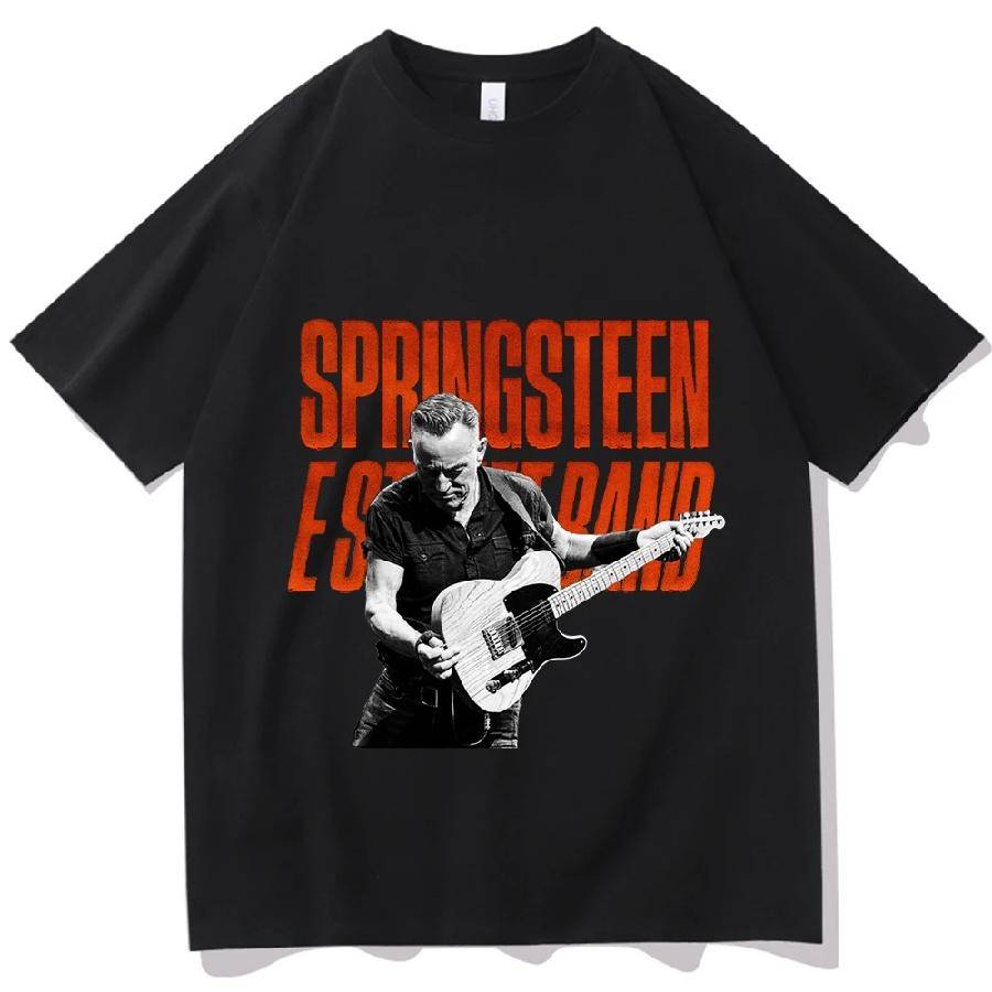 Unisex T-shirt Bruce Springsteen t-shirt Bruce Springsteen herrkläder Bruce Springsteen merchandise 2023 Dublin Tour Font Unisex Harajuku Hip Hop cm r