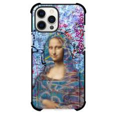 Famous Artwork CrossOvers Mona Lisa Case For iPhone Samsung Galaxy Pixel OnePlus Vivo Xiaomi Asus Sony Motorola Nokia - Mona Lisa Vandalism Street Wall