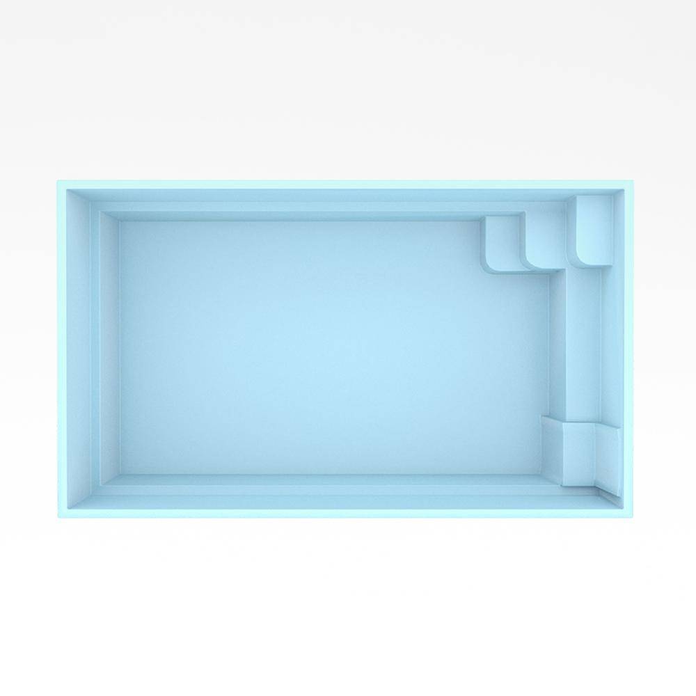 Fiber pool model Victoria 4,7 x 2,7 x 1,3 m