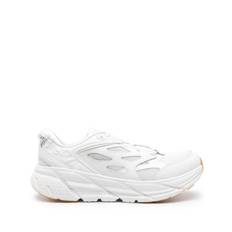 HOKA - Clifton L sneakers med panel - herr - polyamid/Tyg/gummi/kalvskinn - 7 - Vit