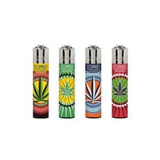 Clipper Metal Large Weed Circles Lighter