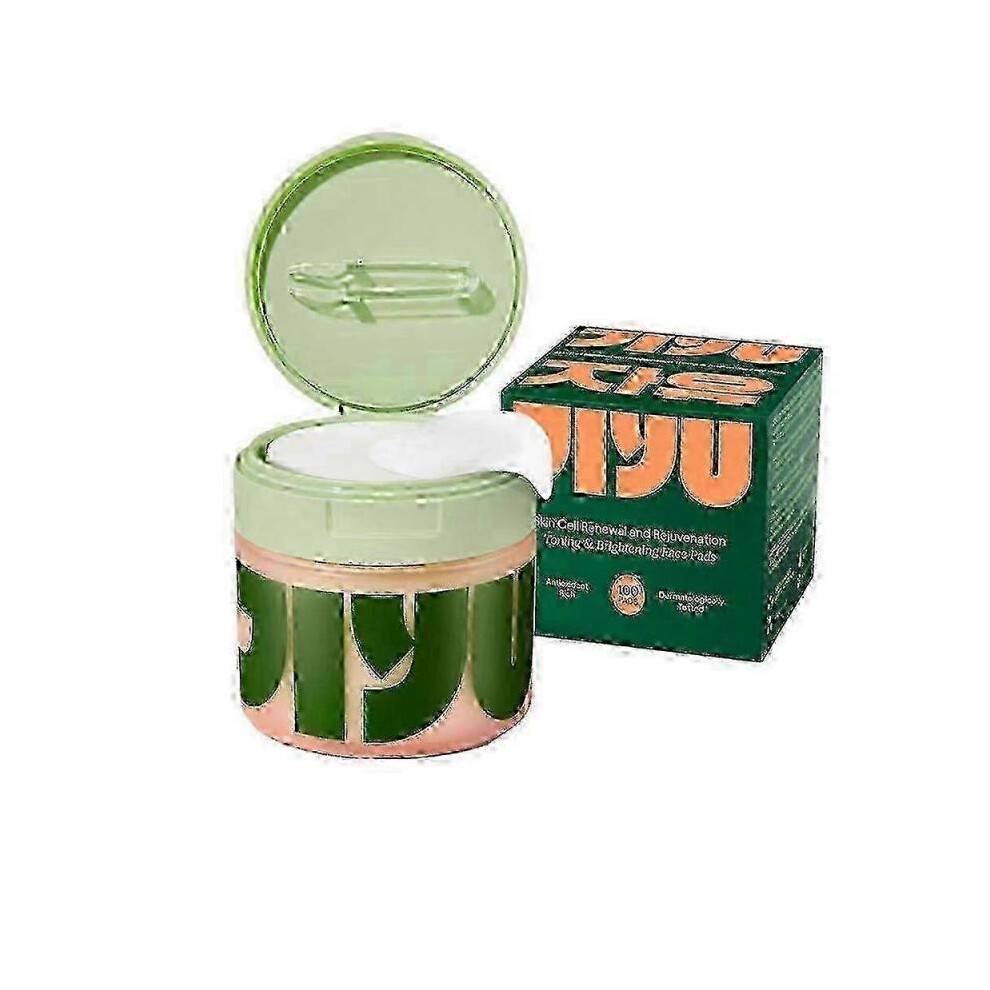 Korean Skincare Toner Pads 100-Piece Pack - Anti-Aging & Wrinkle Treatment for Dark Spot Reduction