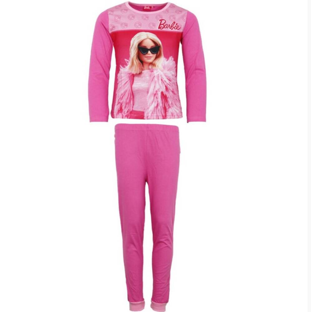 Barbie Elegant Pink barnpyjamas lång 4 år / 104 cm