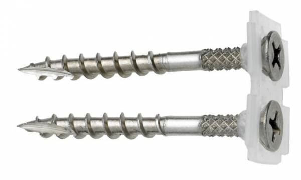 Trallskruv A4 bandad 4,2x57 1000 st