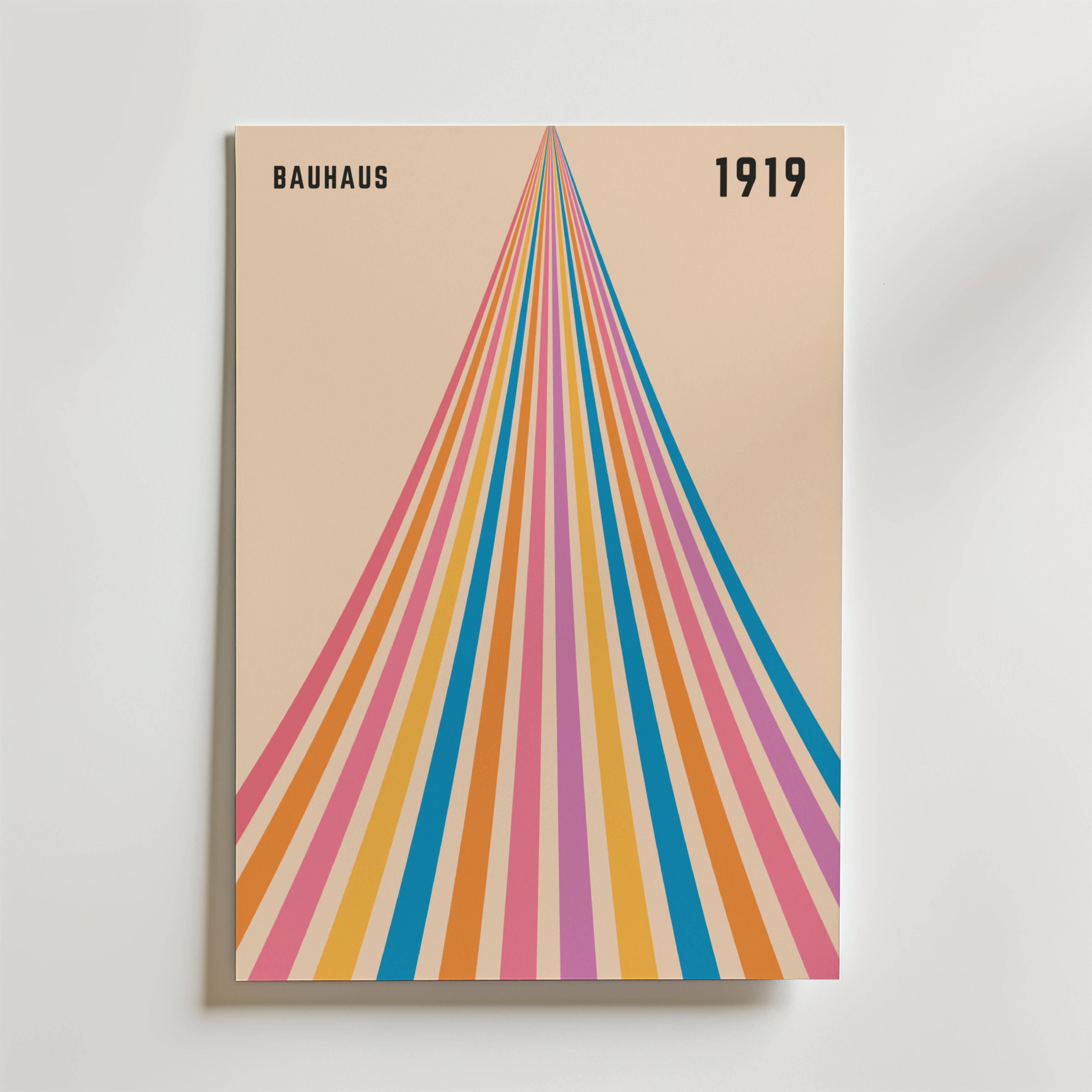 Bauhaus Spectrum No. 1 Poster - Fine Art Poster 21x30 cm