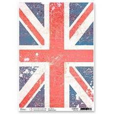 Decoupage-rispapir, Union Jack A4