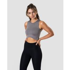 Nimble Crop Top Grey Wmn