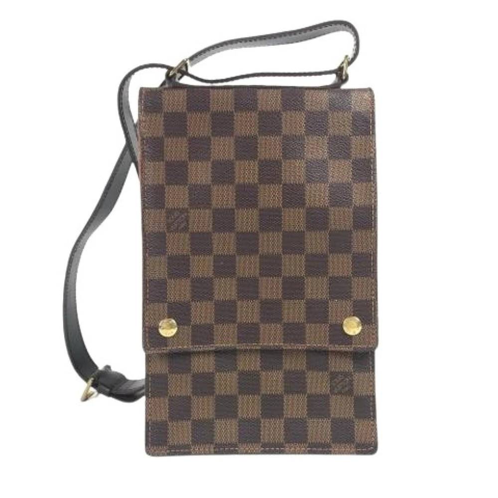 Louis Vuitton Vintage Pre-owned Pochette Skuldertaske - Vintage - Dame - Brun - ONE SIZE - Uld