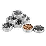 Rökflis, 8st Whisky Wood Rökflis Cocktail Smoker Kit Rökchips för Rökta Drycker