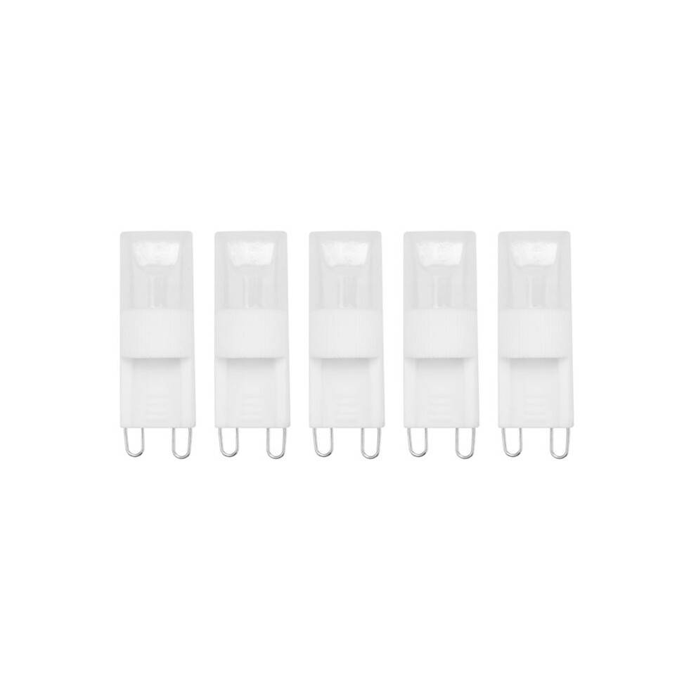 5X G9 Warm White LED Bulb Lamp Light High Power Projector 1W AC 220-240V HOT
