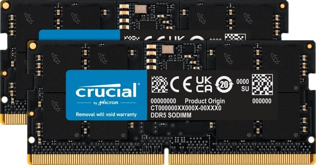 Crucial CT2K16G48C40S5 minnesmodul 32 GB 2 x 16 GB DDR5 CT2K16G48C40S5