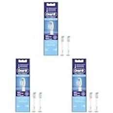 Oral-B Pulsonic Clean Aufsteckbürsten für Schallzahnbürsten, Zahnbürstenaufsatz für Oral-B Schallzahnbürste,2 Stück (1 er Pack) (Packung mit 3)