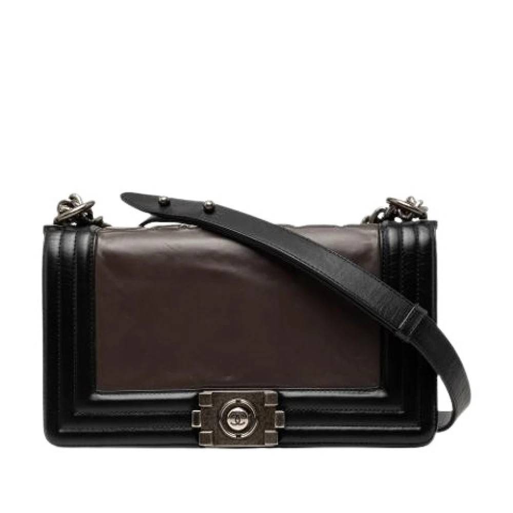 Chanel Vintage Pre-owned The Boy Flap - Vintage - Dame - Brun - ONE SIZE - Uld