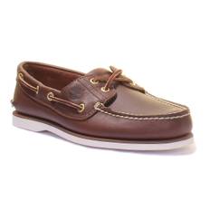 Timberland Classic Boat Shoe In Brown White For Men - 12.5 UK - 47.5 EU - 13 US / Brown White