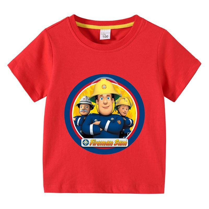 Barn Sam Brandman Brandman Design T-shirt Pojkar/Flickor Jättebra Kawaii Kortärmade Toppar Barn Rolig T-shirt För Sommaren cm