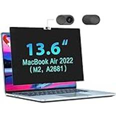 STARY Magnetisk integritetsskärm för Macbook Air 13,6 tum (2022-2024, M2, M3) modell: A2681 A3113, avtagbar matt anti-bländning blått ljus 13 tum Mac laptop skärmskydd filter