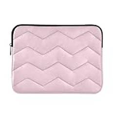 Sött rosa datorfodral, laptopfodral 15,6 tum, vattentätt laptopfodral, mjukt laptopfodral