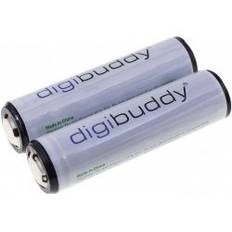 Digibuddy 18650 Batteri Li-Ion-Celle 2er Pack til Lommelygte og små apparater