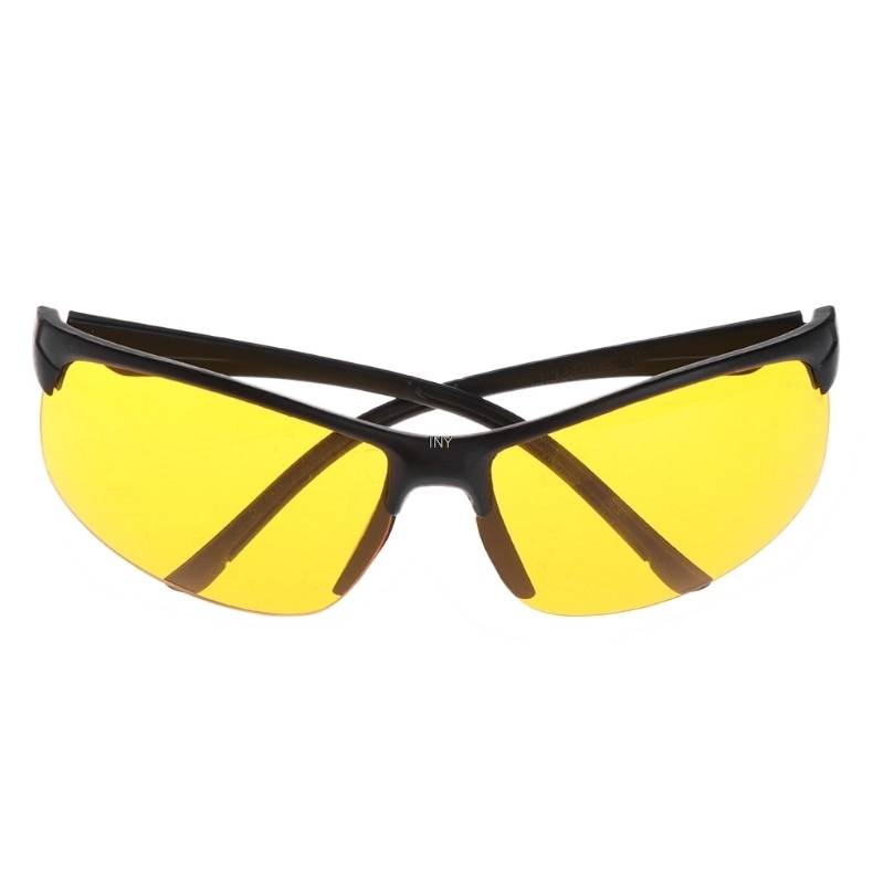 Mörkerseende glasögon fiske cykling utomhus solglasögon gul linsskydd unisex uv400 fiskeglasögon iny