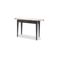 Toulouse sminkbord charcoal grey - Svart (L: 126 x B: 47 x H: 78,5 cm)