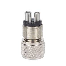 High Speed Dental Handpiece Adapter 4 To 2 Hole Stainless Steel Dental Handpiece Converter for
