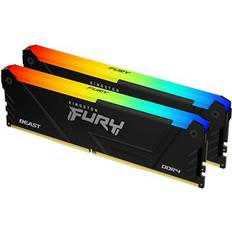 Kingston Fury Beast RGB DDR4 3200MHz 2x16GB (KF432C16BB12AK2/32) - Fyndvara